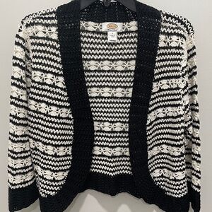 Talbots Lovely Crocheted Shrug Sweater, Size Large